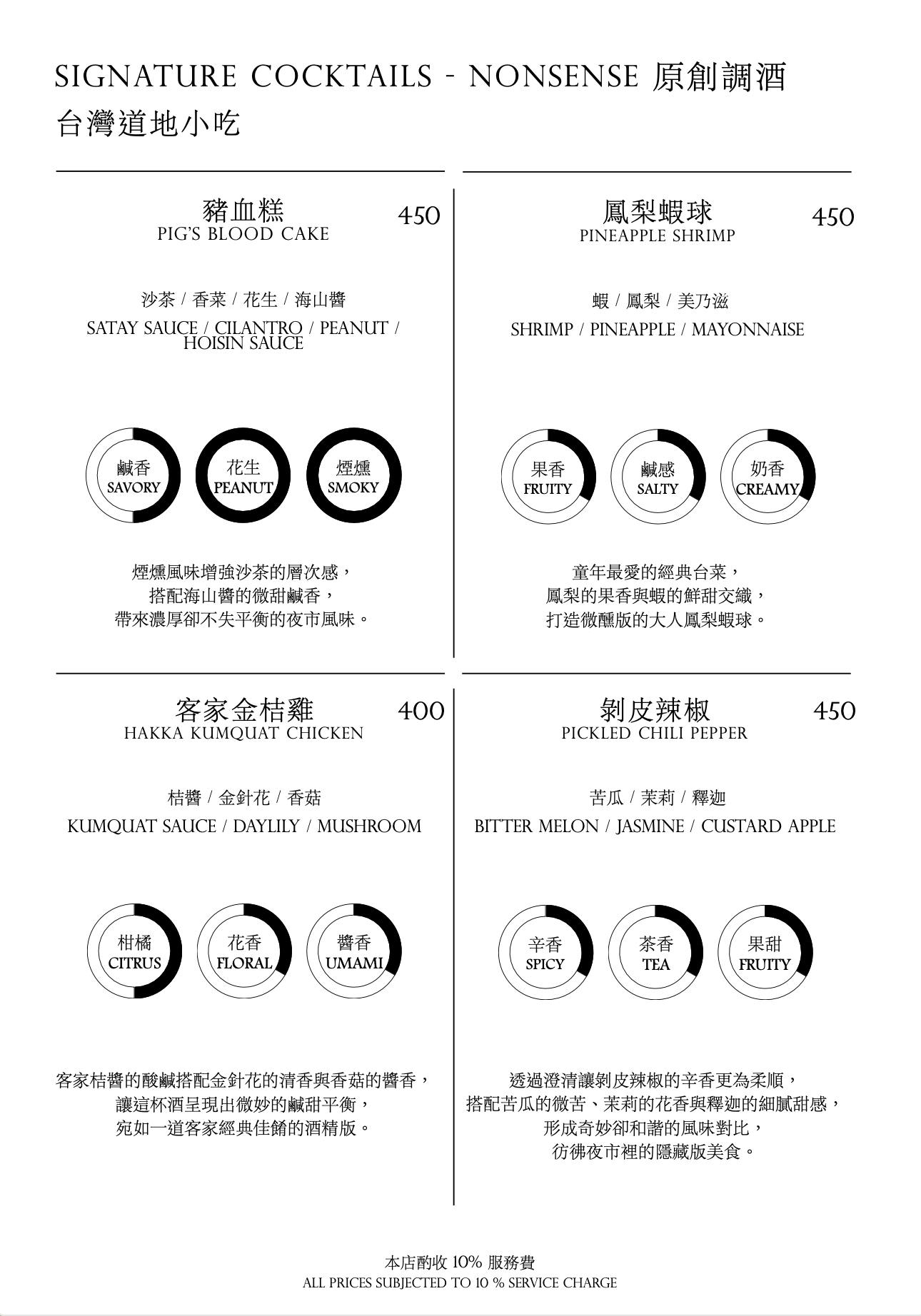 西門町酒吧推薦｜無心戒酒互助會 Nonsense Bar 武昌分會—台式小吃主題調酒很特別