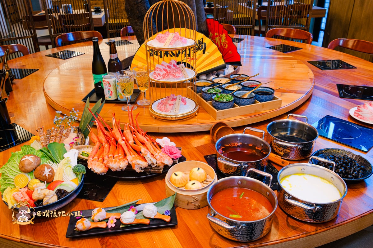 鶯歌火鍋吃到飽｜吾王開鍋-鶯歌旗艦店—1588爽吃松葉蟹腳＋日本A5和牛，聚餐必收口袋名單